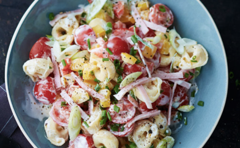 Salade de tortellini festive