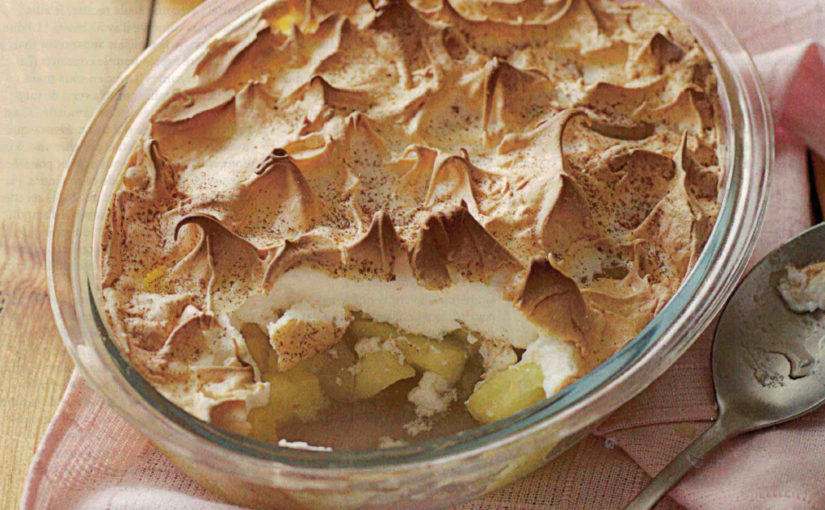 Pommes meringuées