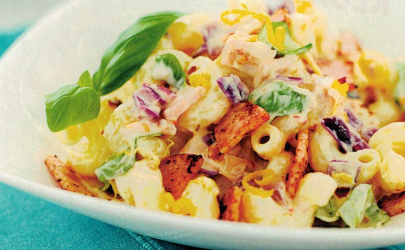 Pâtes au jambon de dinde