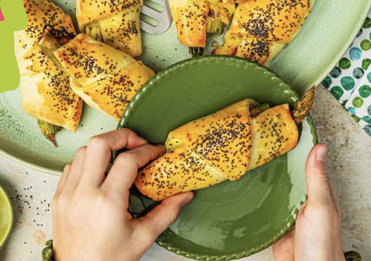 Croissants au asperges