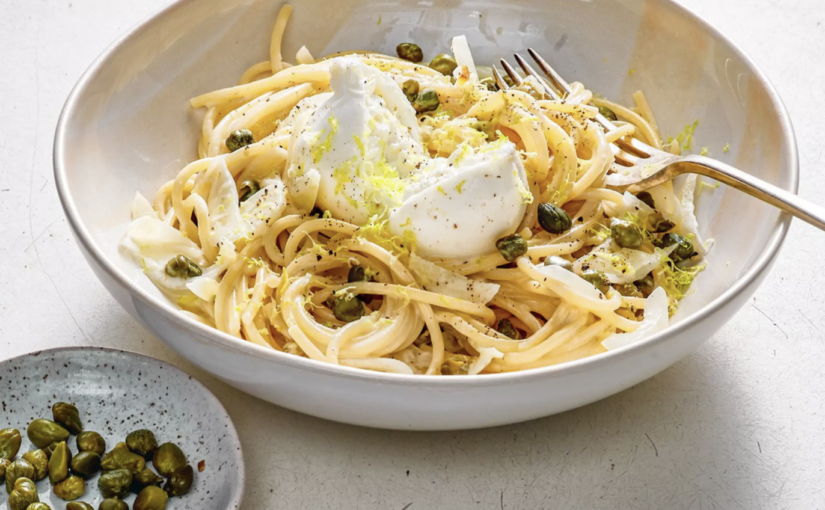 Spaghettis au citron