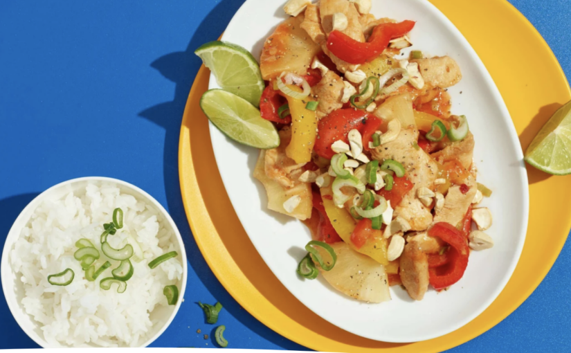 Emincé de poulet à l’aigre-doux